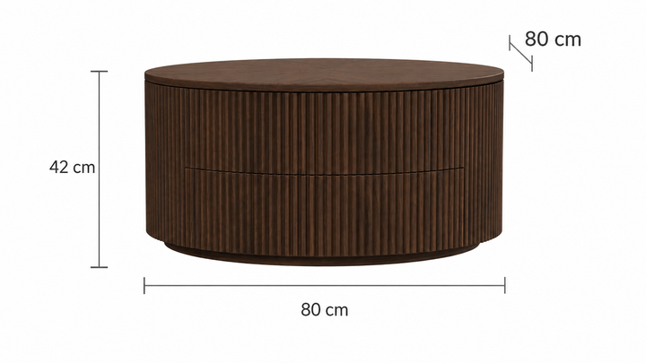 TOLVA Lifting Top Round Coffee Table