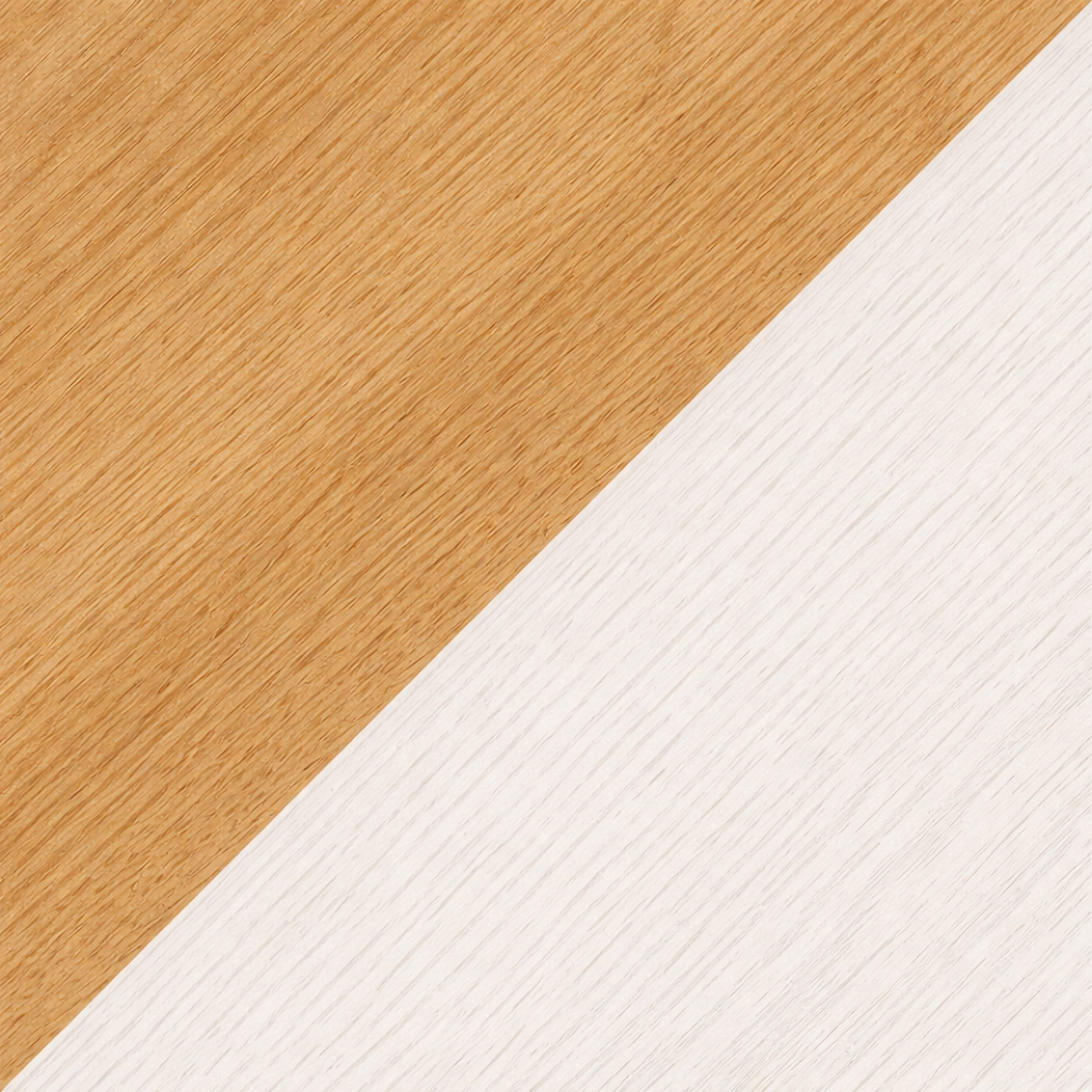 Light Oak & White