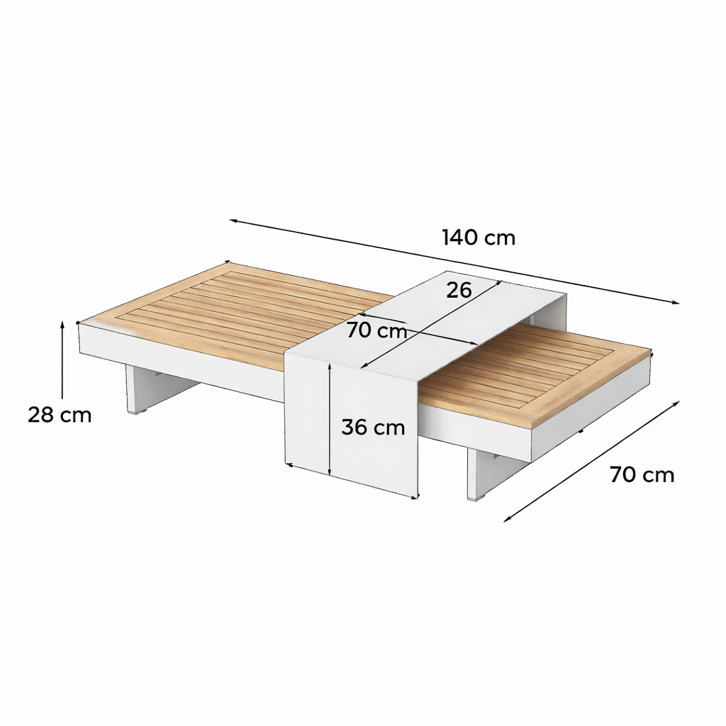 Walnut & Grey / Aluminium Alloy