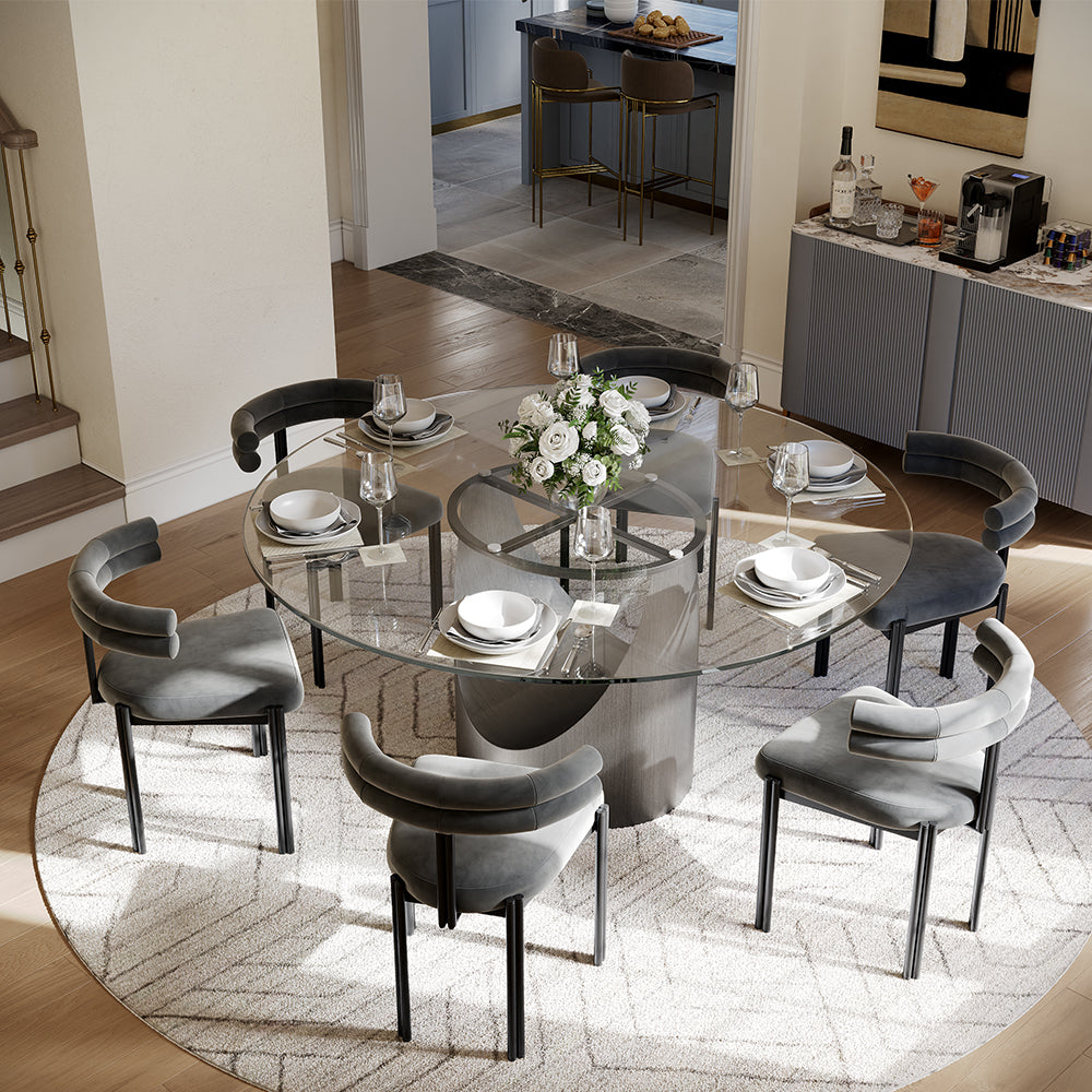 Aurelio Round Sintered Stone Dining Table