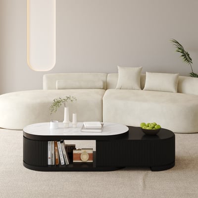 Nova Stone-Top Modular TV Console