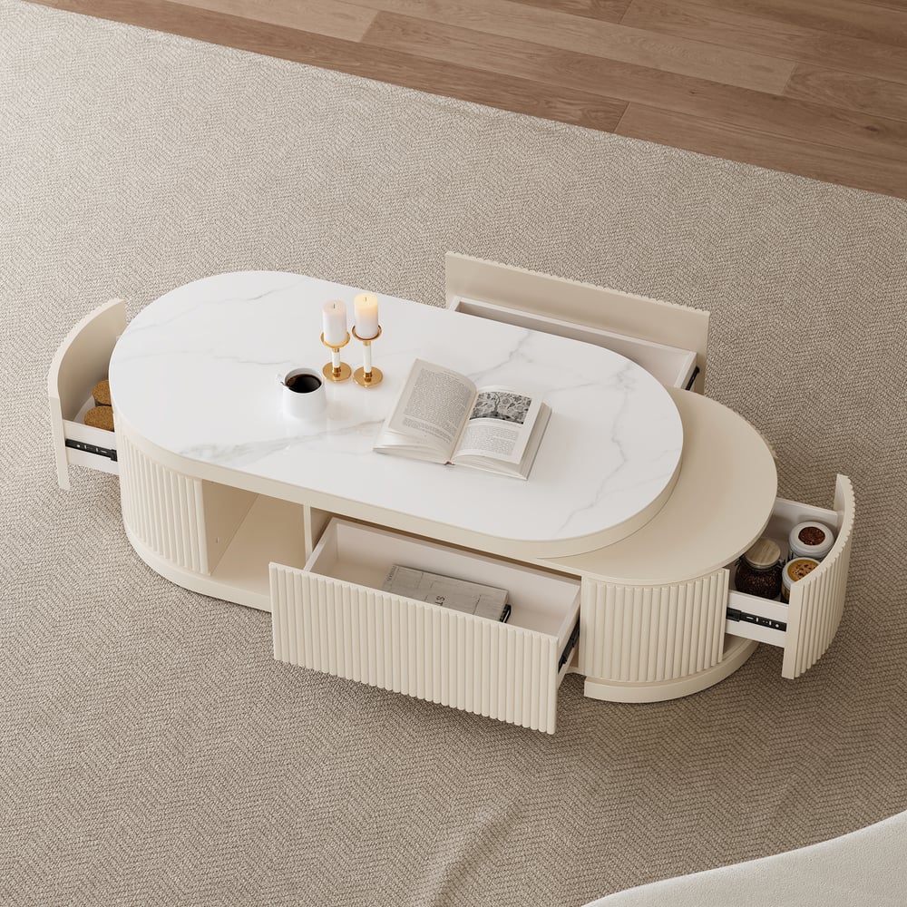 Nova Stone-Top Modular TV Console