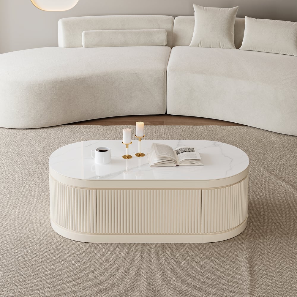 Nova Stone-Top Modular TV Console