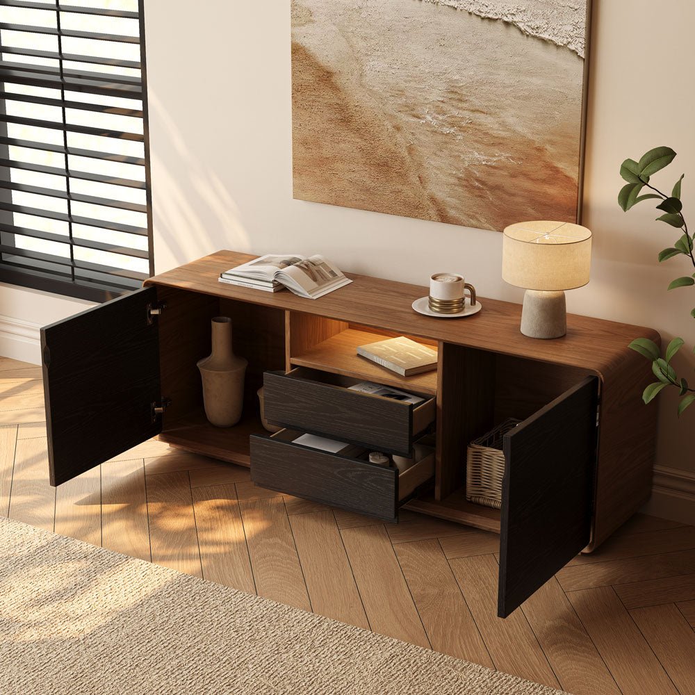 Aldren 140 cm Tall TV Stand - Exclusivia