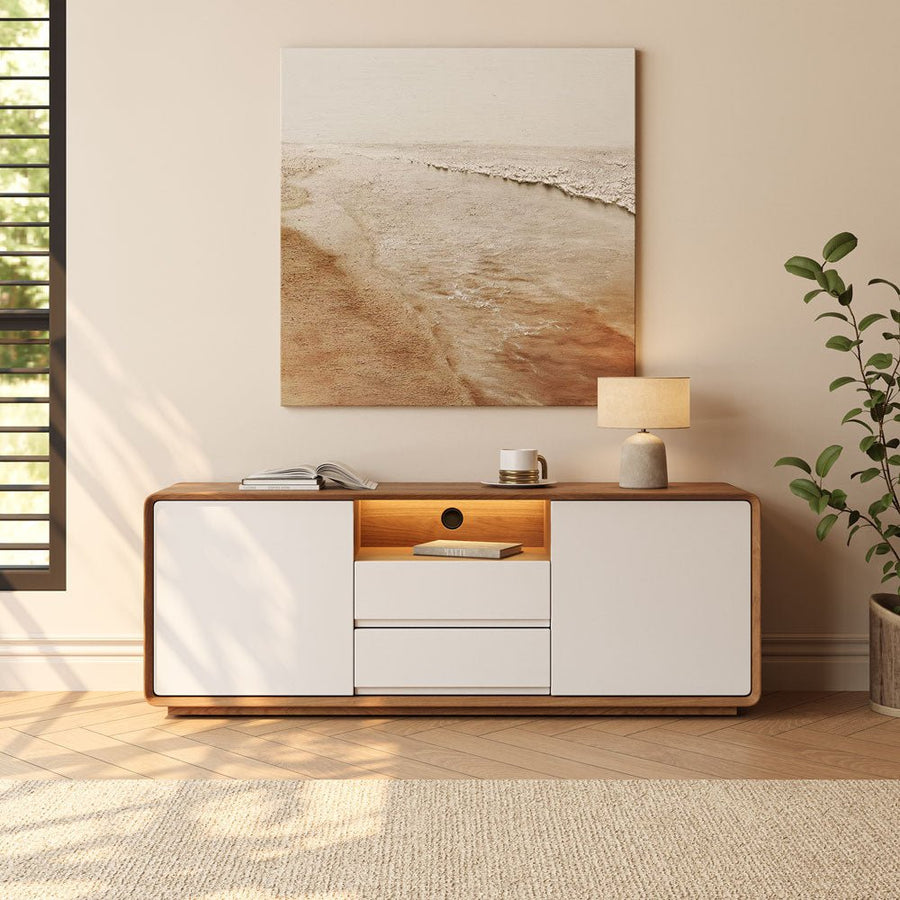 Aldren 140 cm Tall TV Stand - Exclusivia