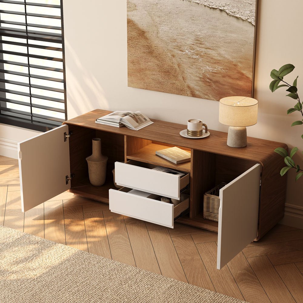 Aldren 140 cm Tall TV Stand - Exclusivia