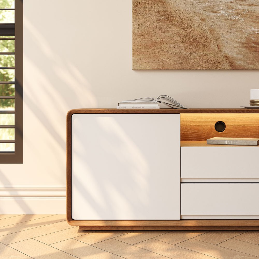 Aldren 140 cm Tall TV Stand - Exclusivia