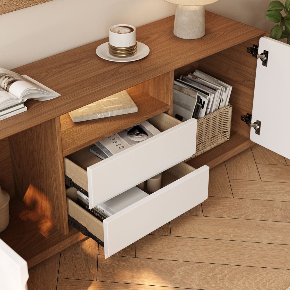 Aldren 140 cm Tall TV Stand - Exclusivia