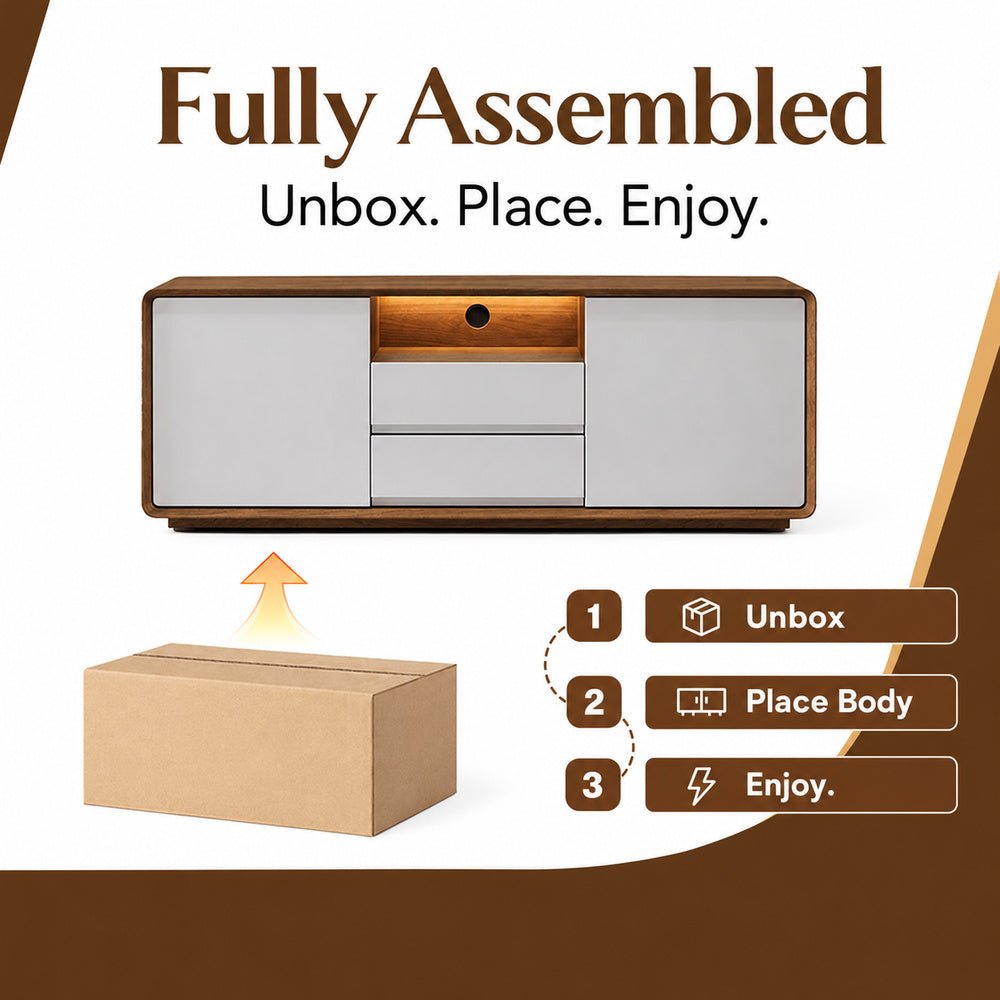 Aldren 140 cm Tall TV Stand - Exclusivia