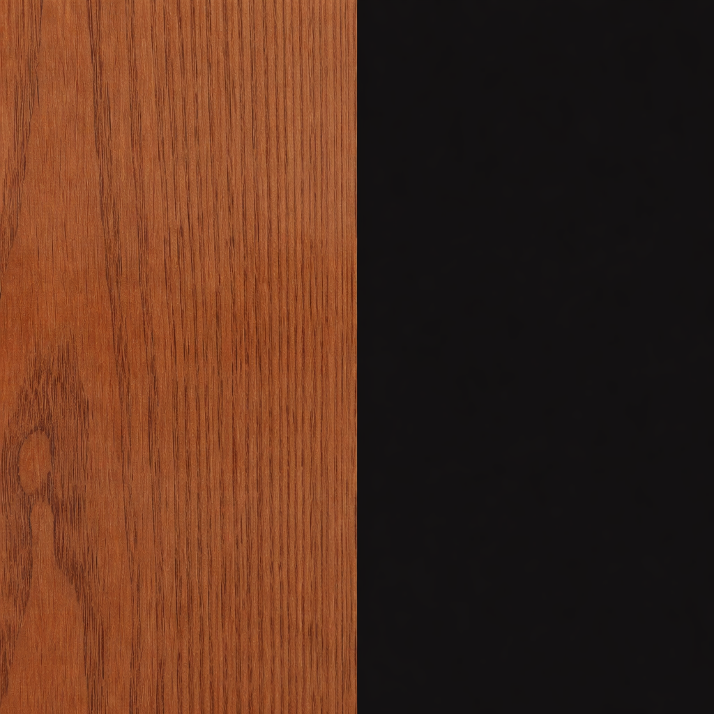 Dark Wood & Black