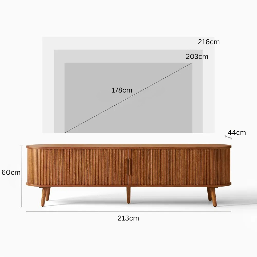 Rivelle Oak Media Console