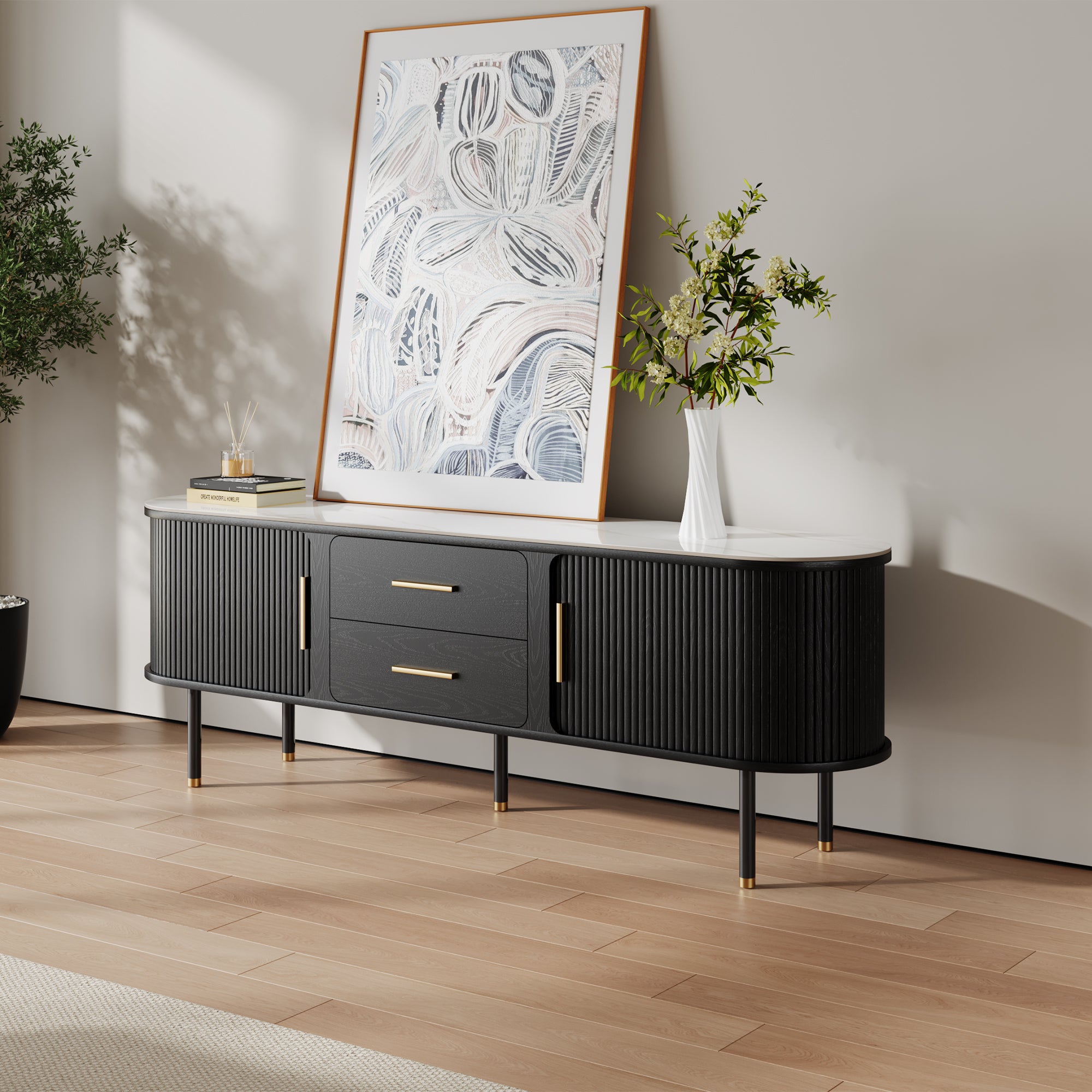 Eos Mid-Century Modern TV Stand