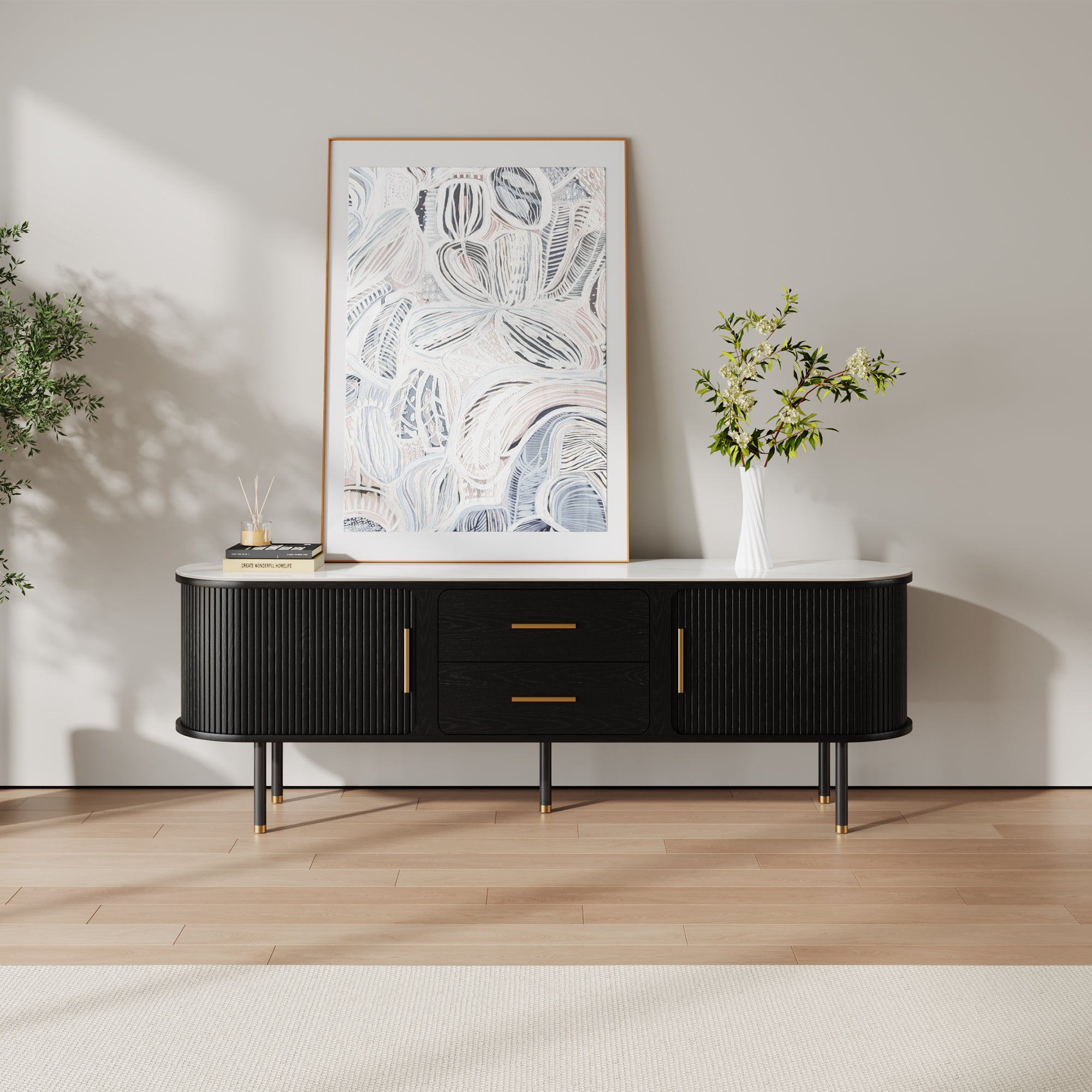 Eos Mid-Century Modern TV Stand