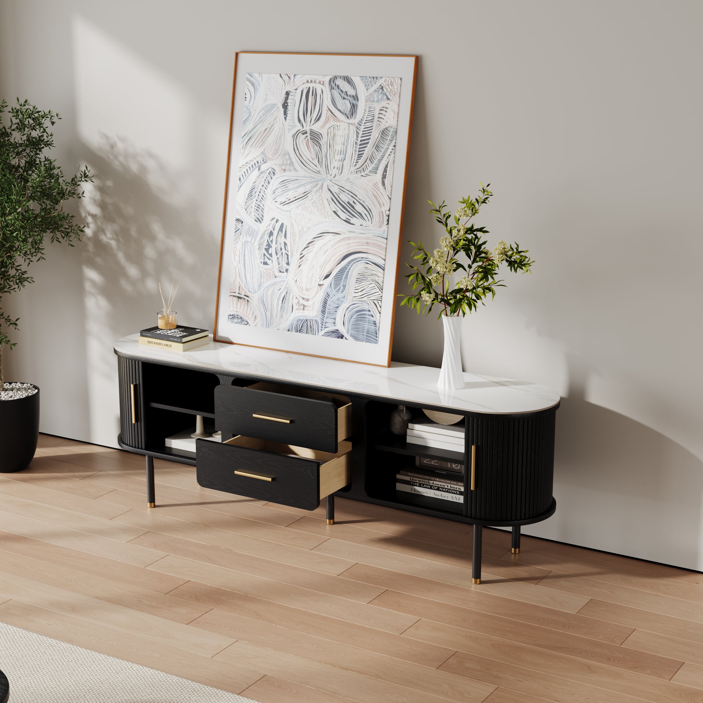 Eos Mid-Century Modern TV Stand
