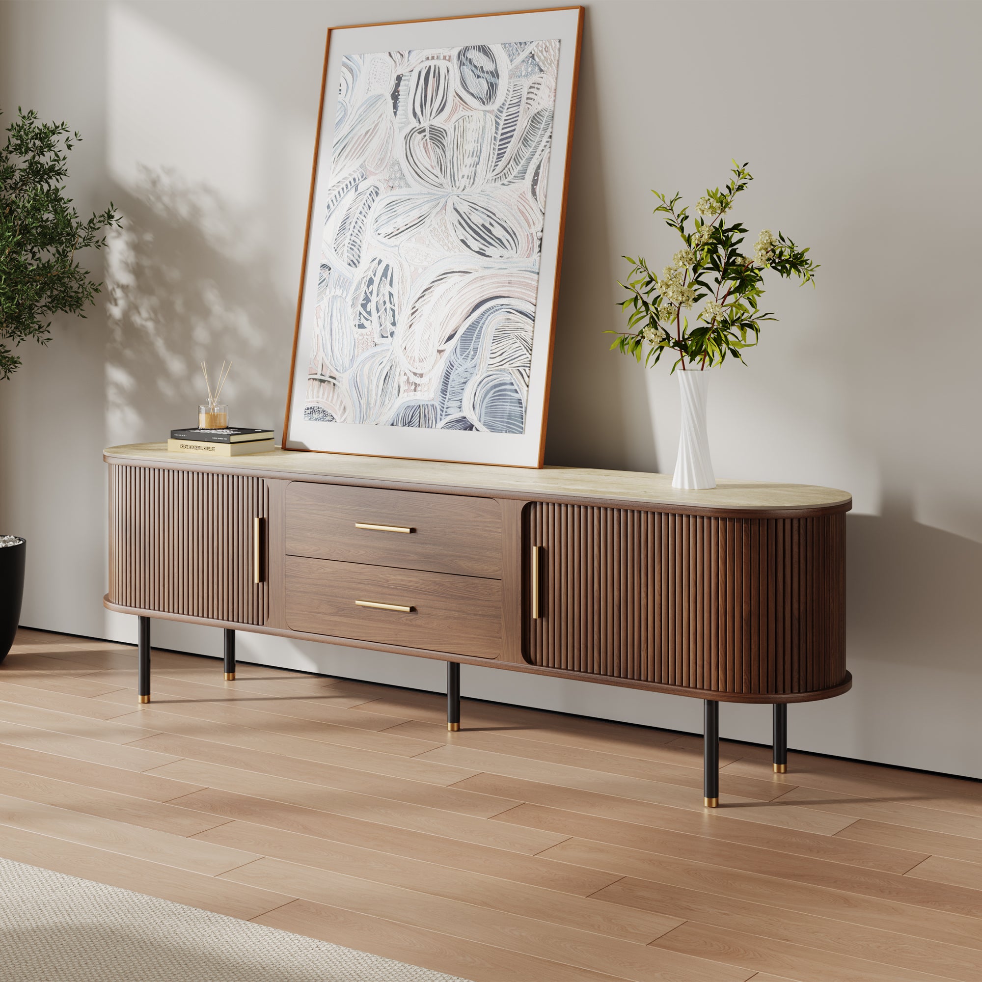 Eos Mid-Century Modern TV Stand