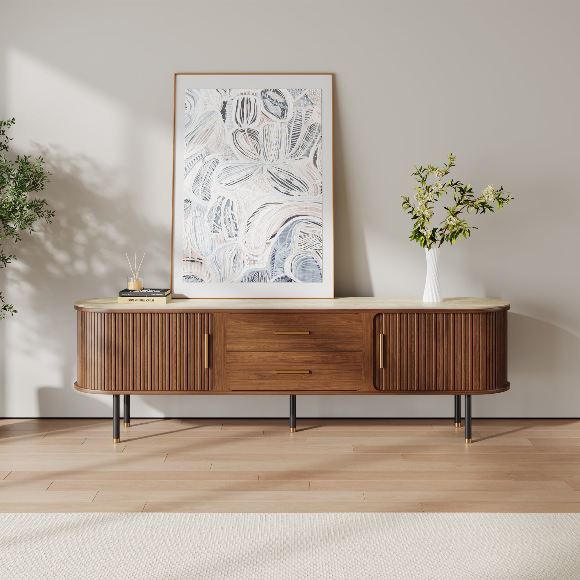 Eos Mid-Century Modern TV Stand