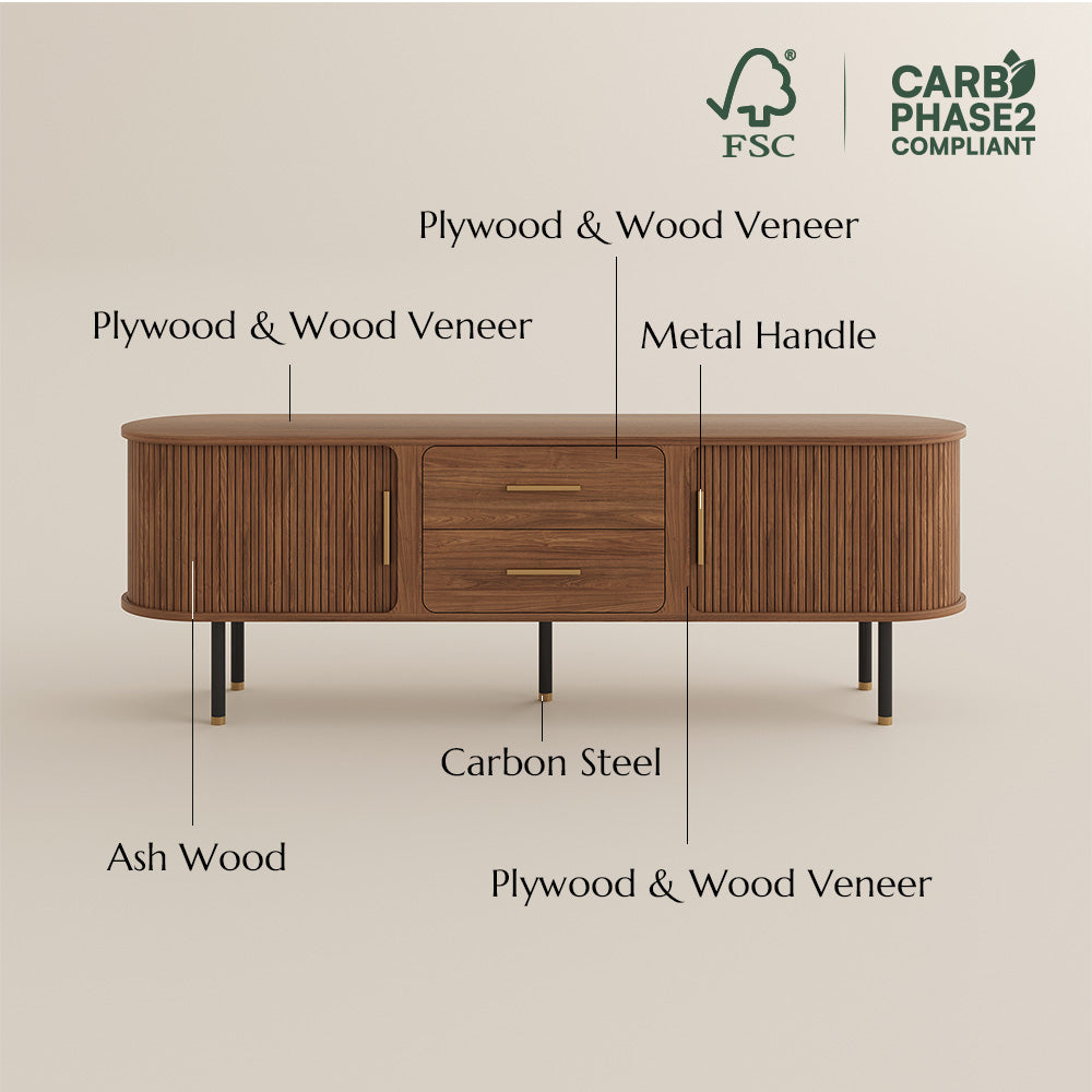 Eos Mid-Century Modern TV Stand