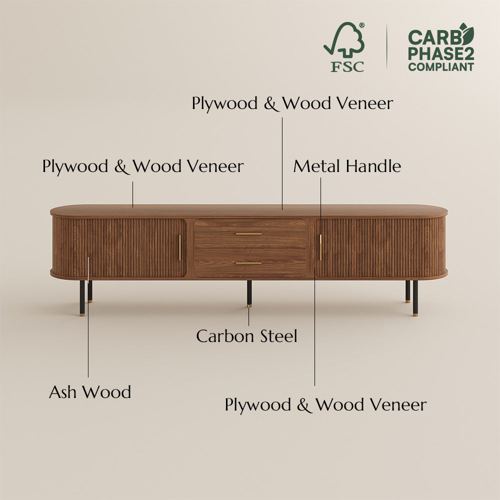 Eos Mid-Century Modern TV Stand