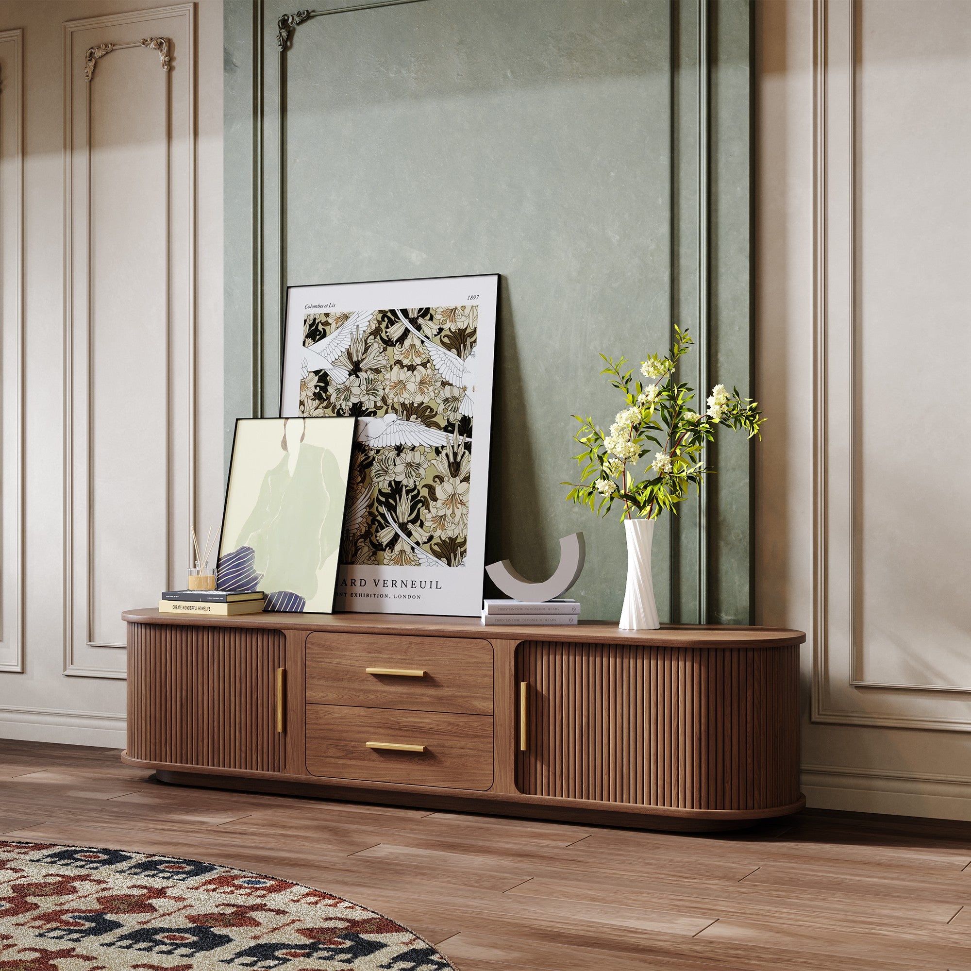 Eos Mid-Century Modern TV Stand