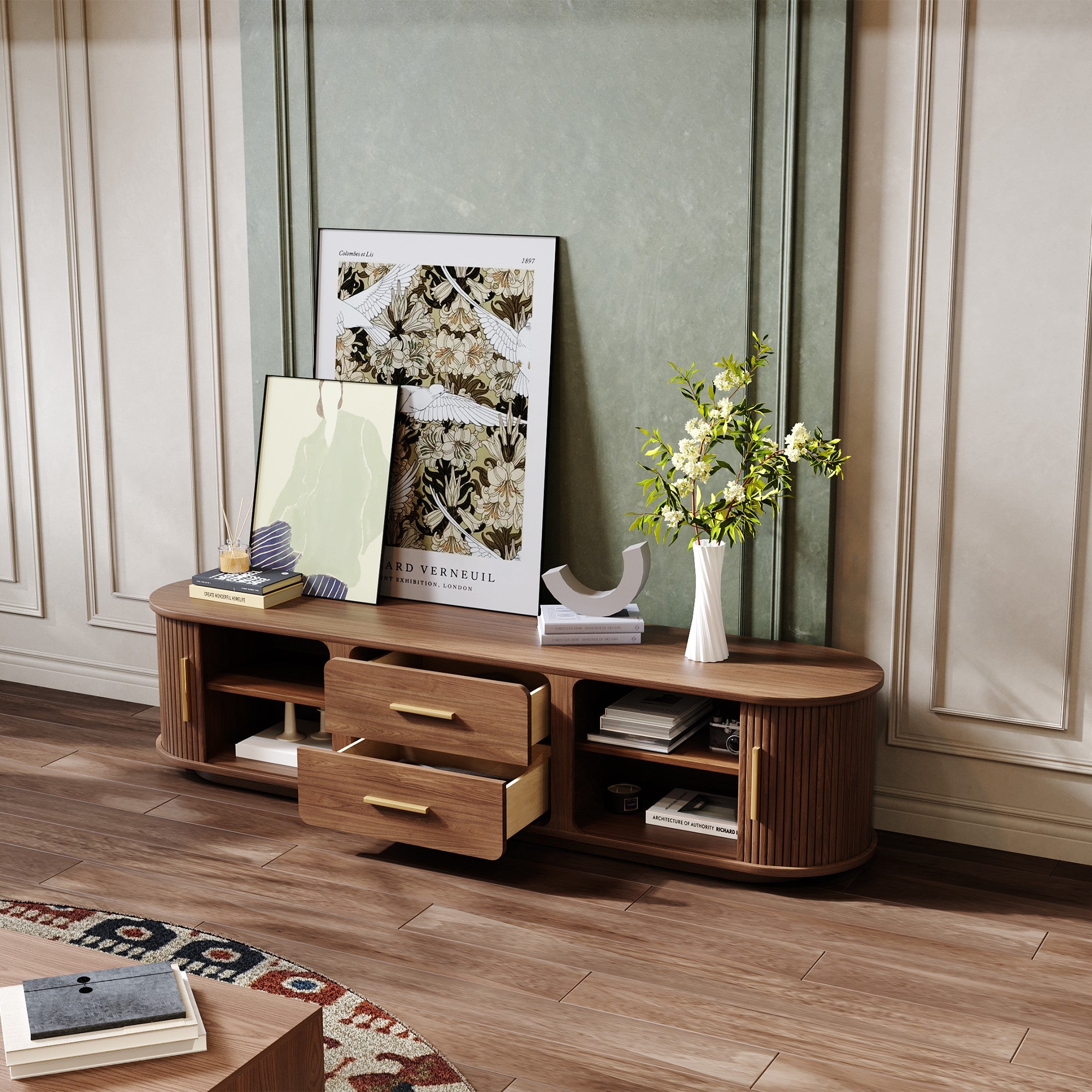 Eos Mid-Century Modern TV Stand