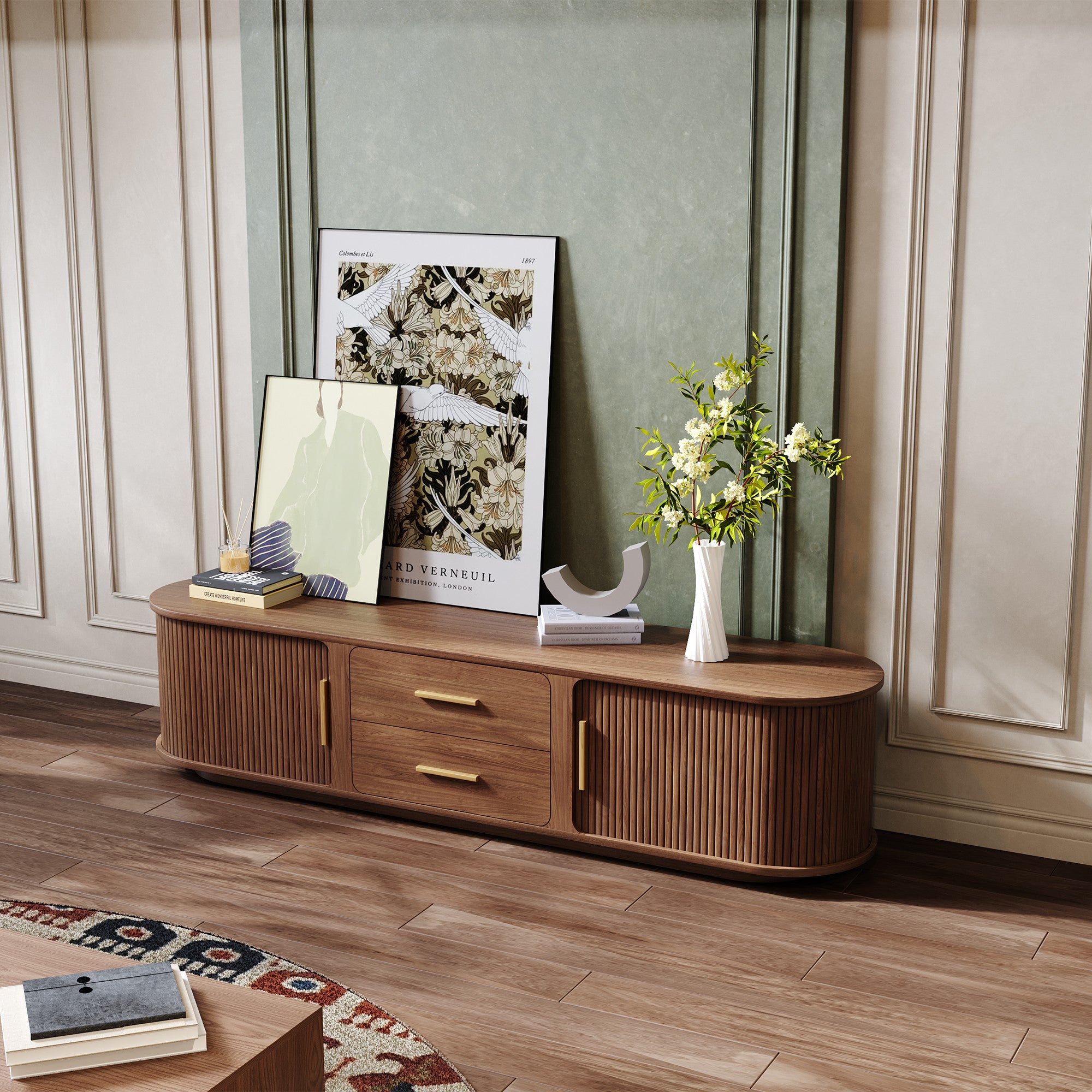 Eos Mid-Century Modern TV Stand