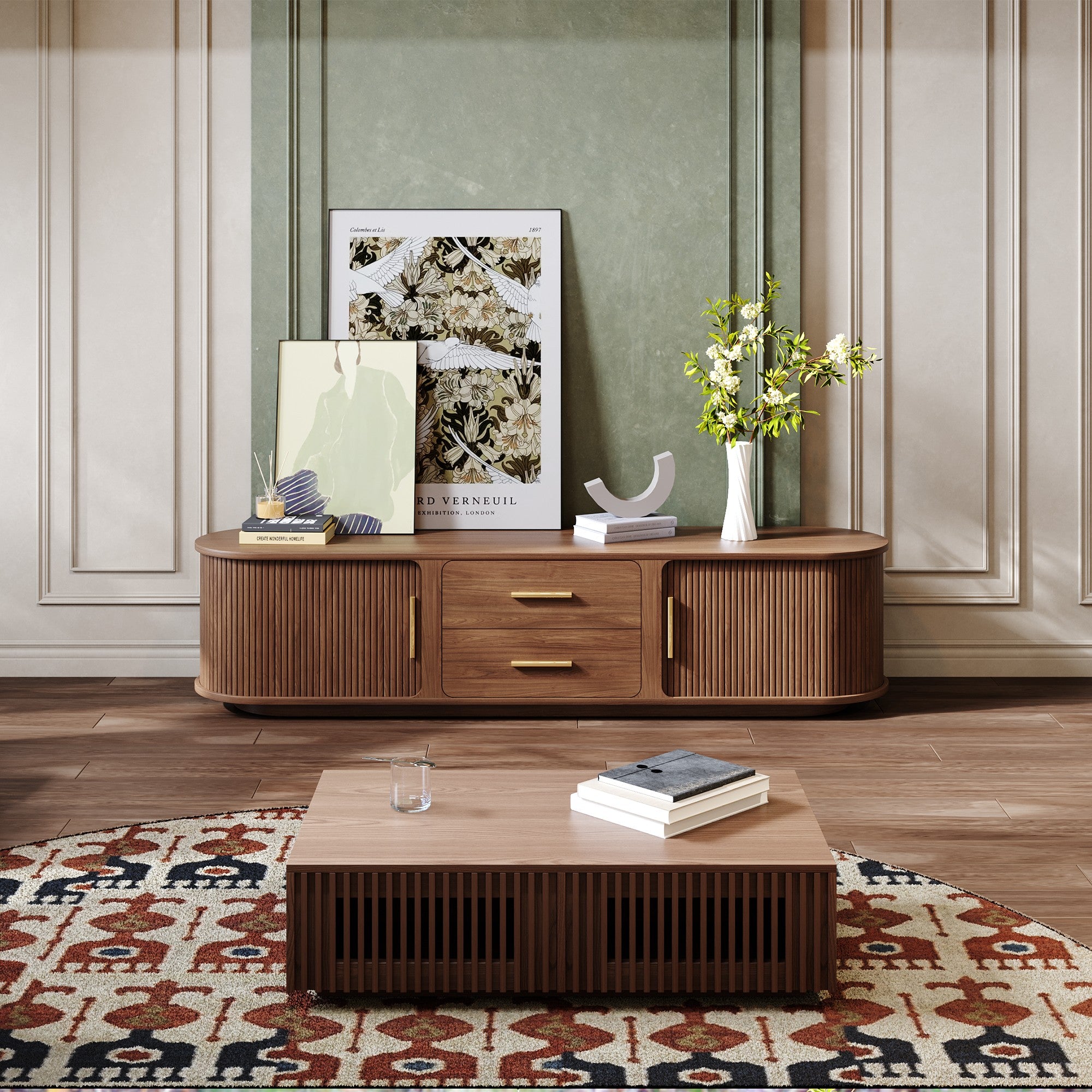 Eos Mid-Century Modern TV Stand