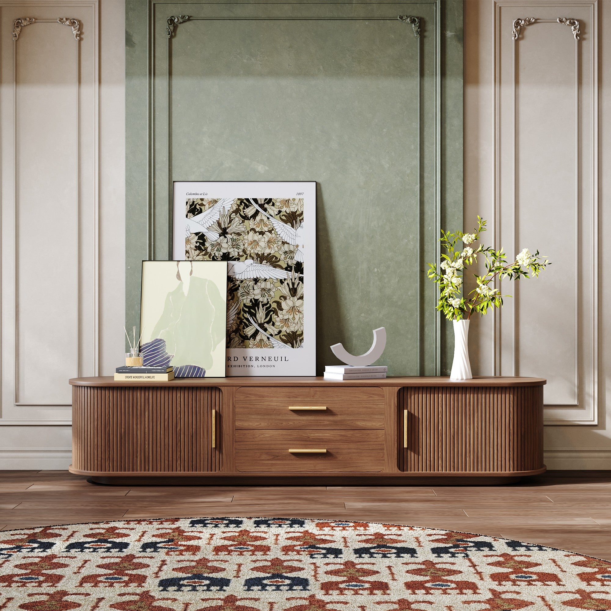 Eos Mid-Century Modern TV Stand