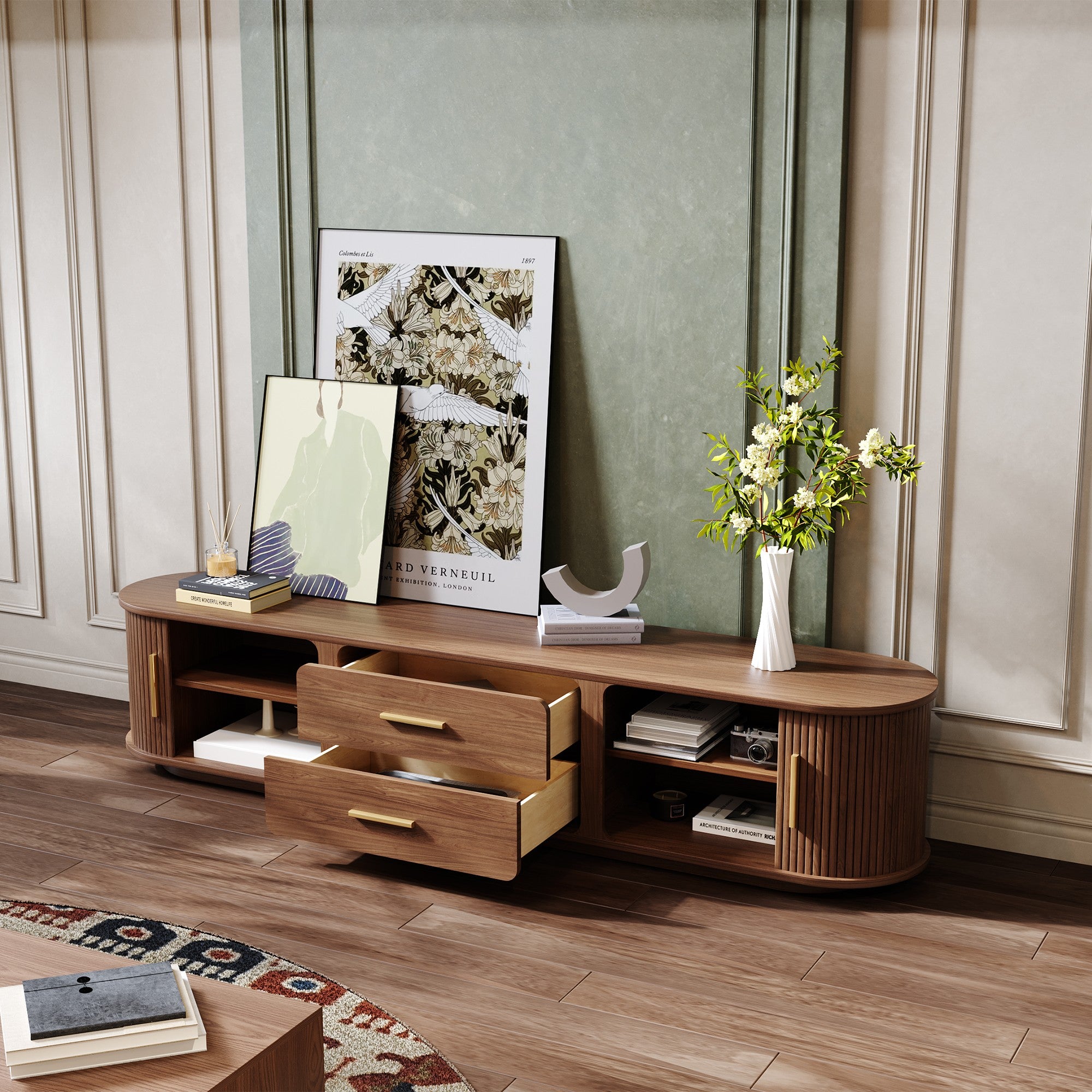Eos Mid-Century Modern TV Stand