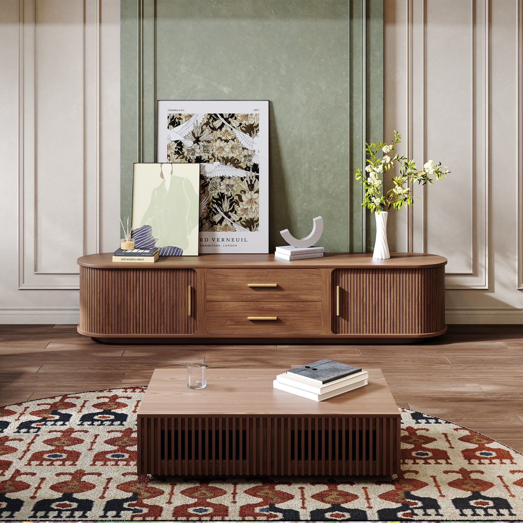 Eos Mid-Century Modern TV Stand