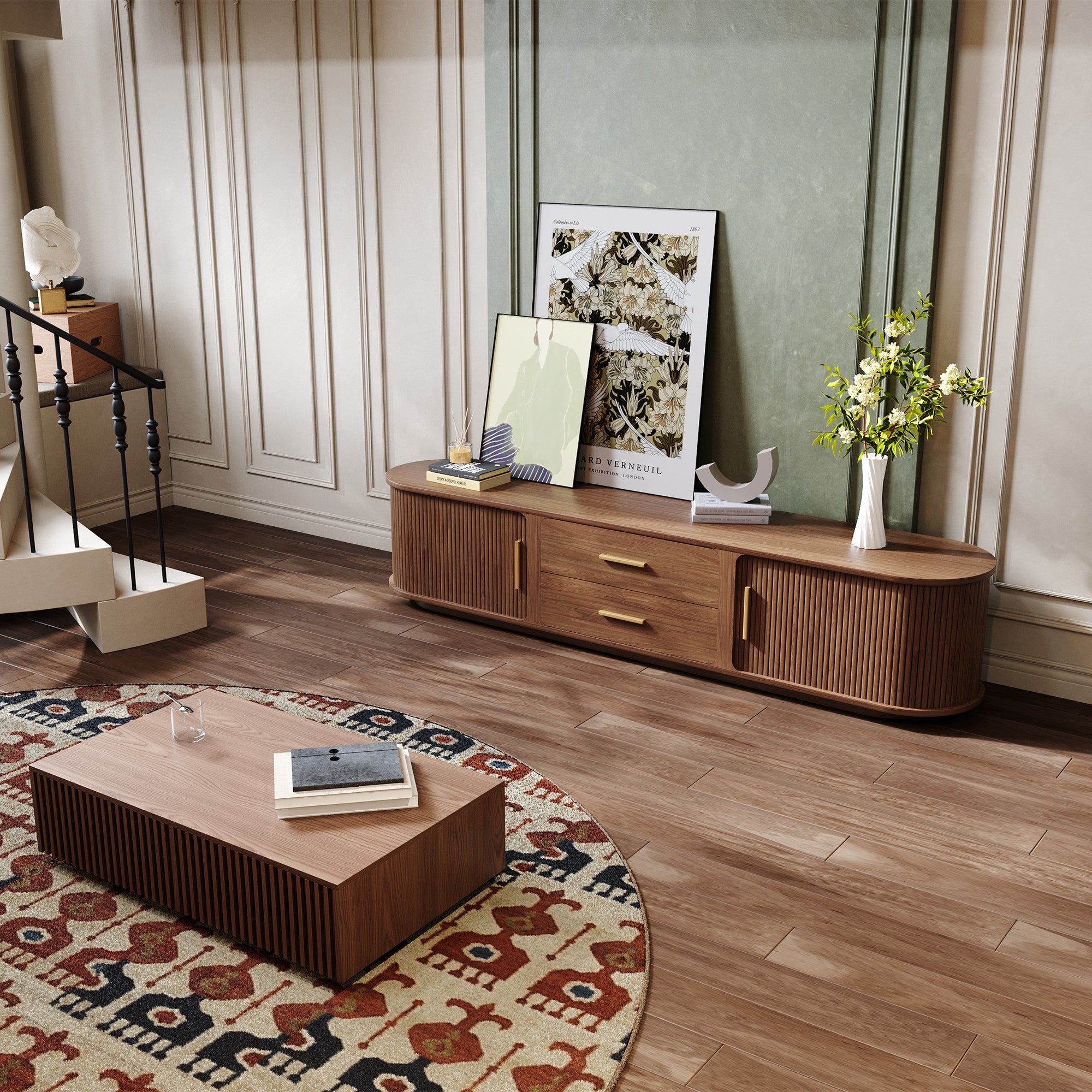 Eos Mid-Century Modern TV Stand