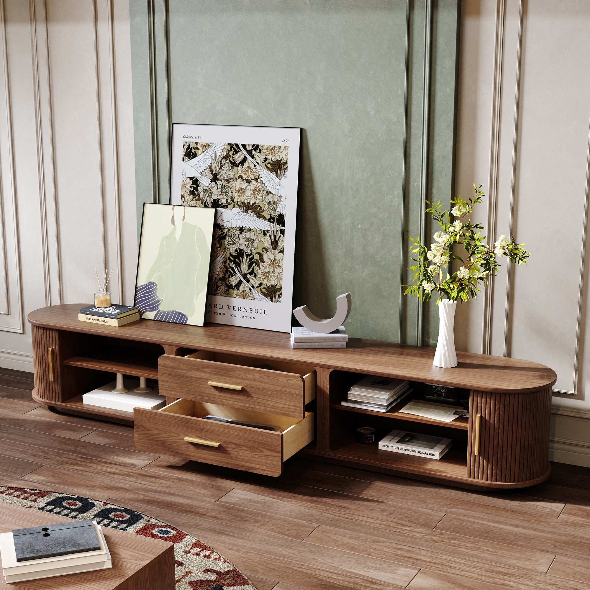 Eos Mid-Century Modern TV Stand
