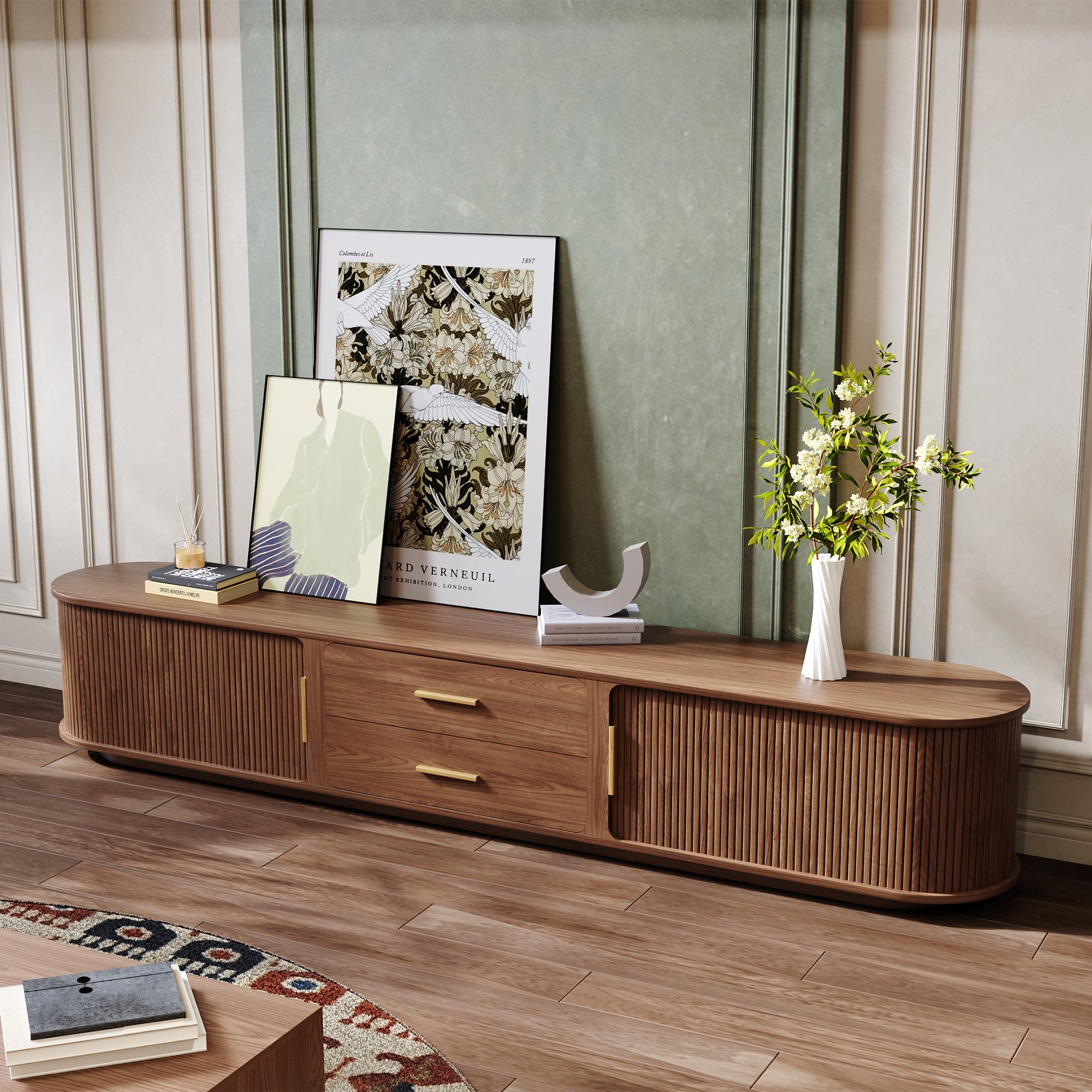 Eos Mid-Century Modern TV Stand