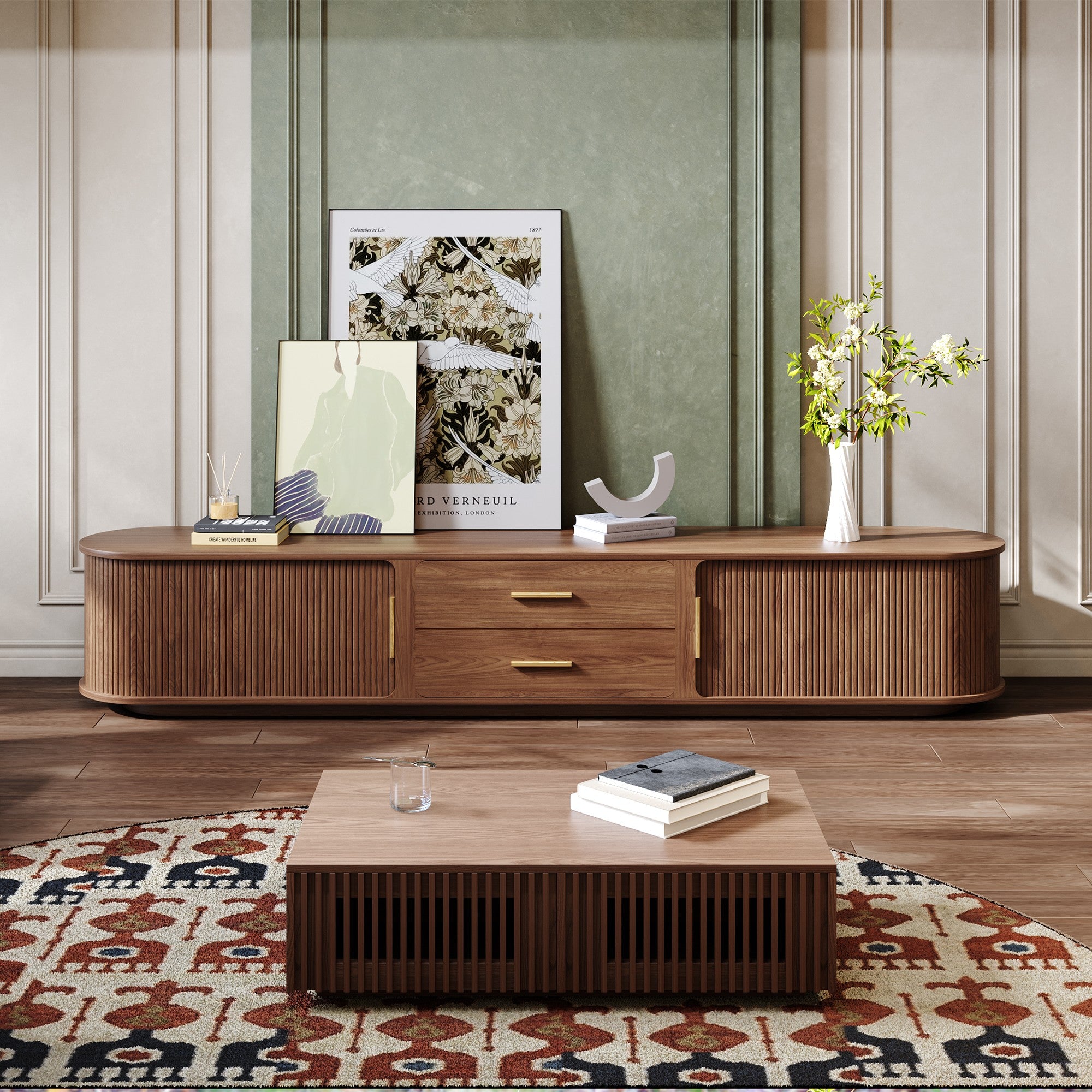 Eos Mid-Century Modern TV Stand