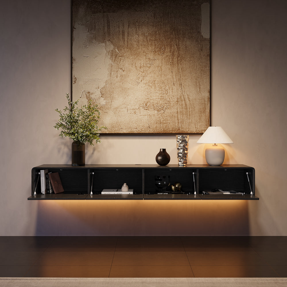 Float Mid-Century Floating TV Console