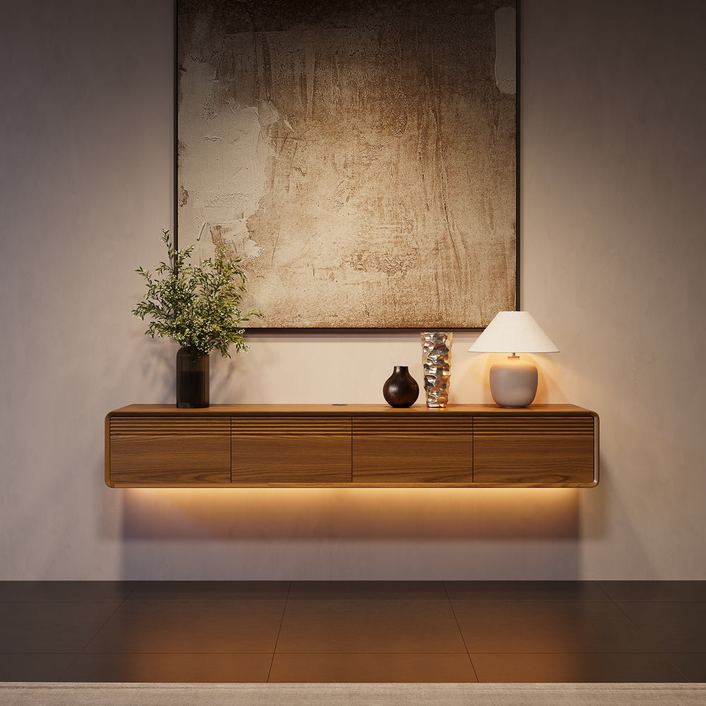 Float Mid-Century Floating TV Console