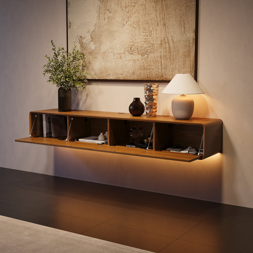 Float Mid-Century Floating TV Console