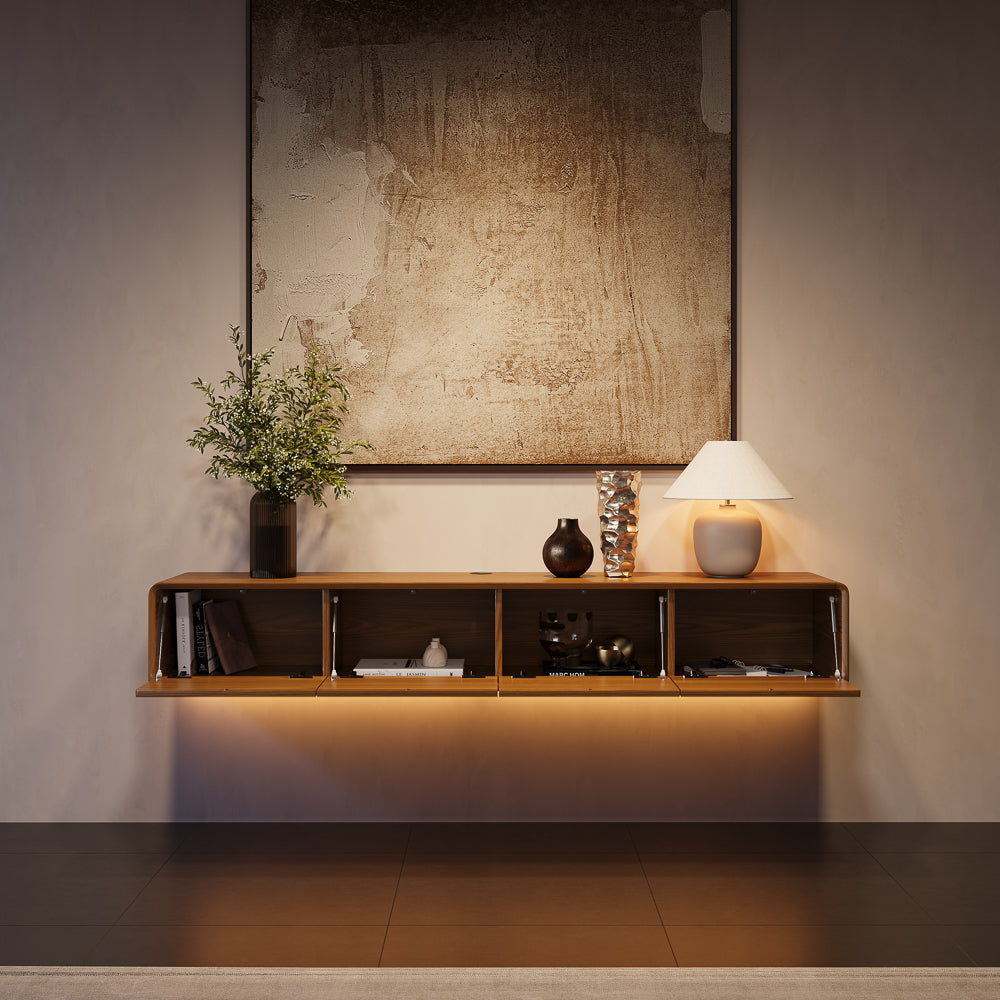 Float Mid-Century Floating TV Console