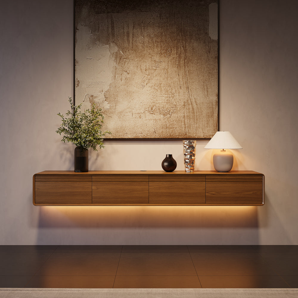 Float Mid-Century Floating TV Console