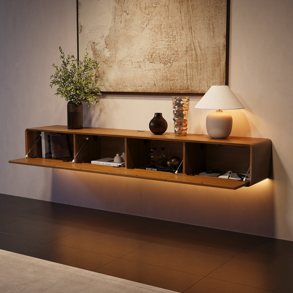 Float Mid-Century Floating TV Console