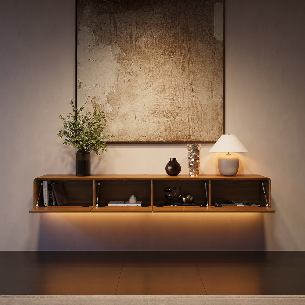 Float Mid-Century Floating TV Console