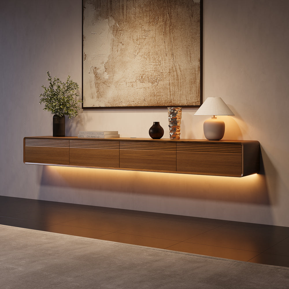Float Mid-Century Floating TV Console