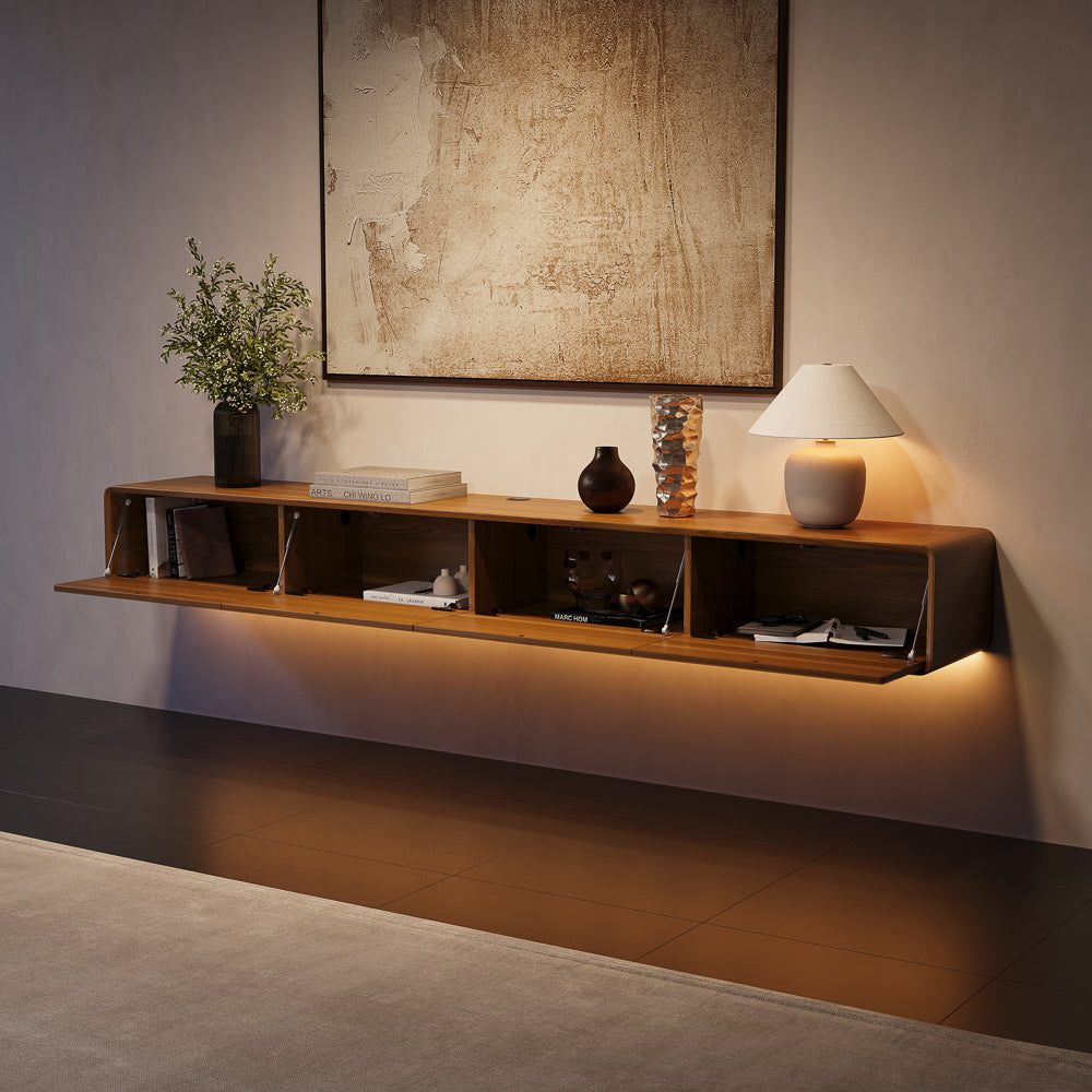 Float Mid-Century Floating TV Console