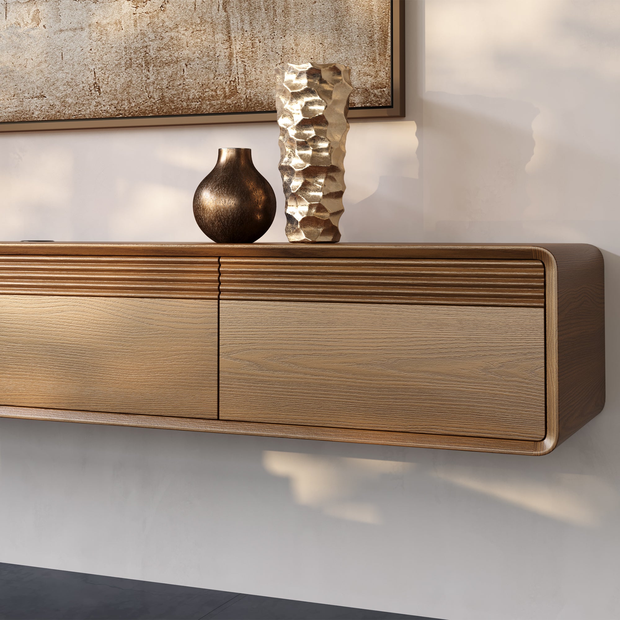 Float Mid-Century Floating TV Console