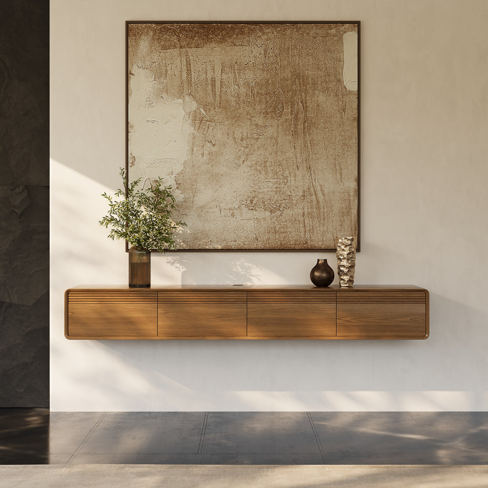 Float Mid-Century Floating TV Console