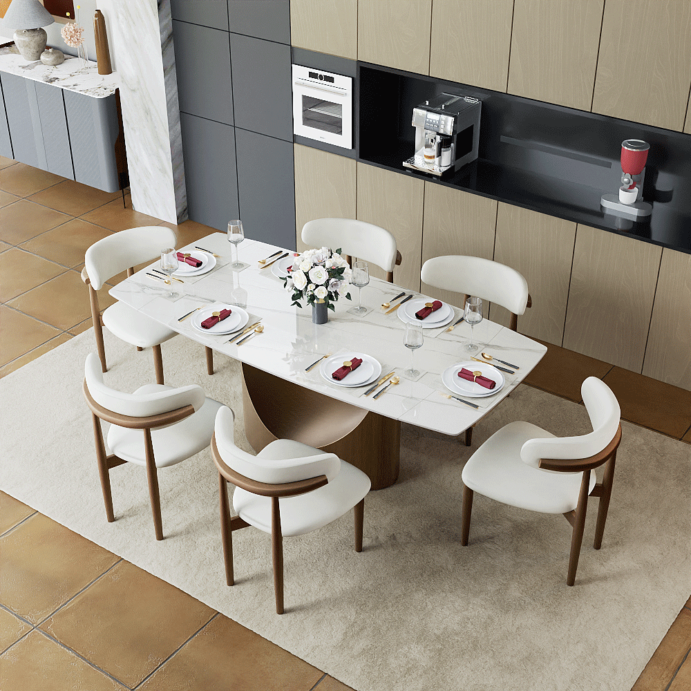 Aurelio Rectangular Sintered Stone Dining Table