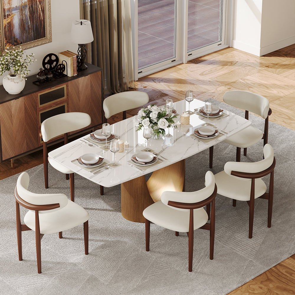 Aurelio Rectangular Sintered Stone Dining Table