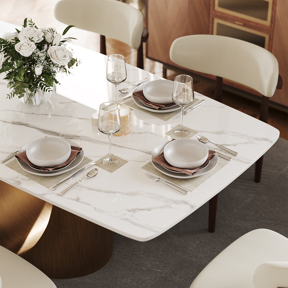 Aurelio Rectangular Sintered Stone Dining Table