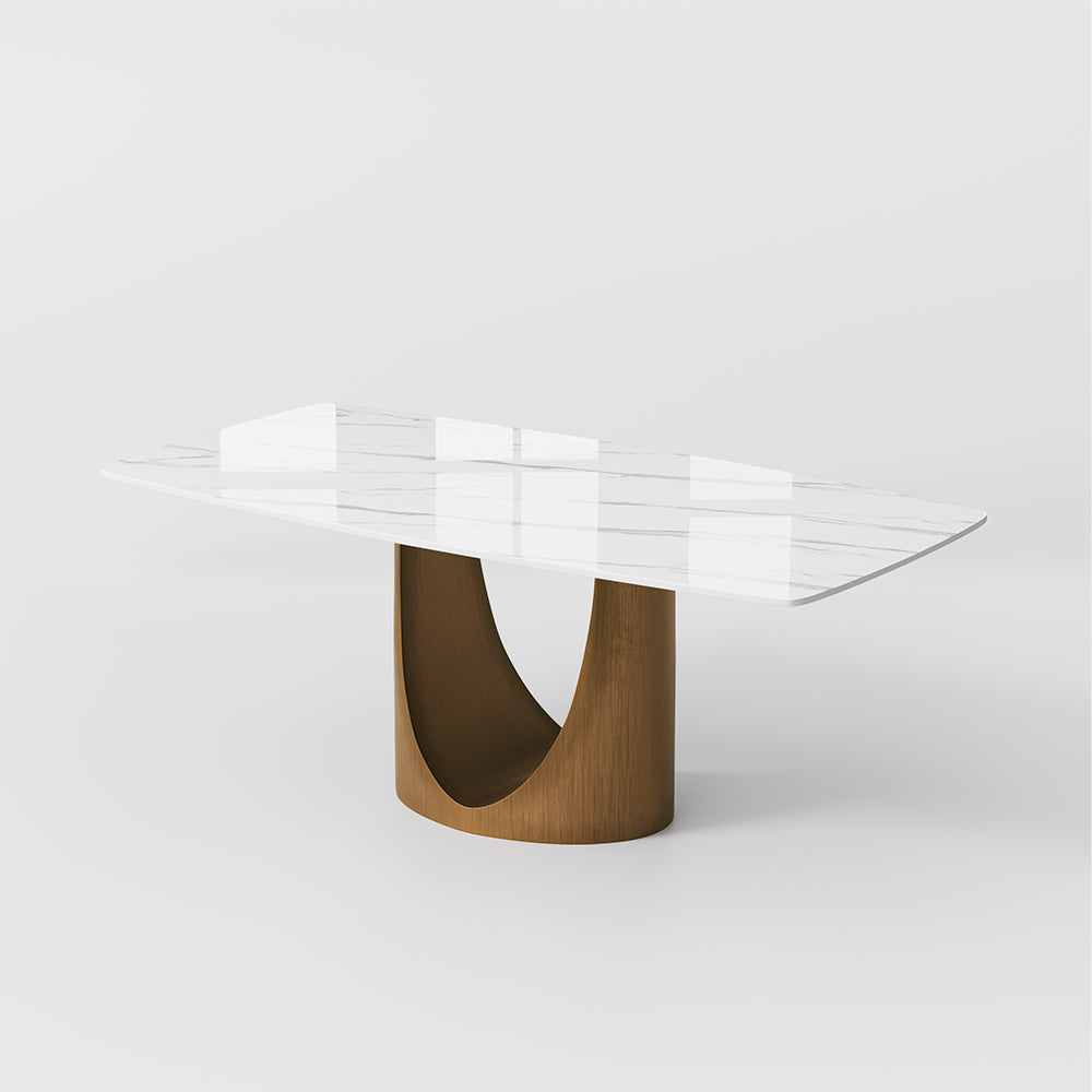 Aurelio Rectangular Sintered Stone Dining Table