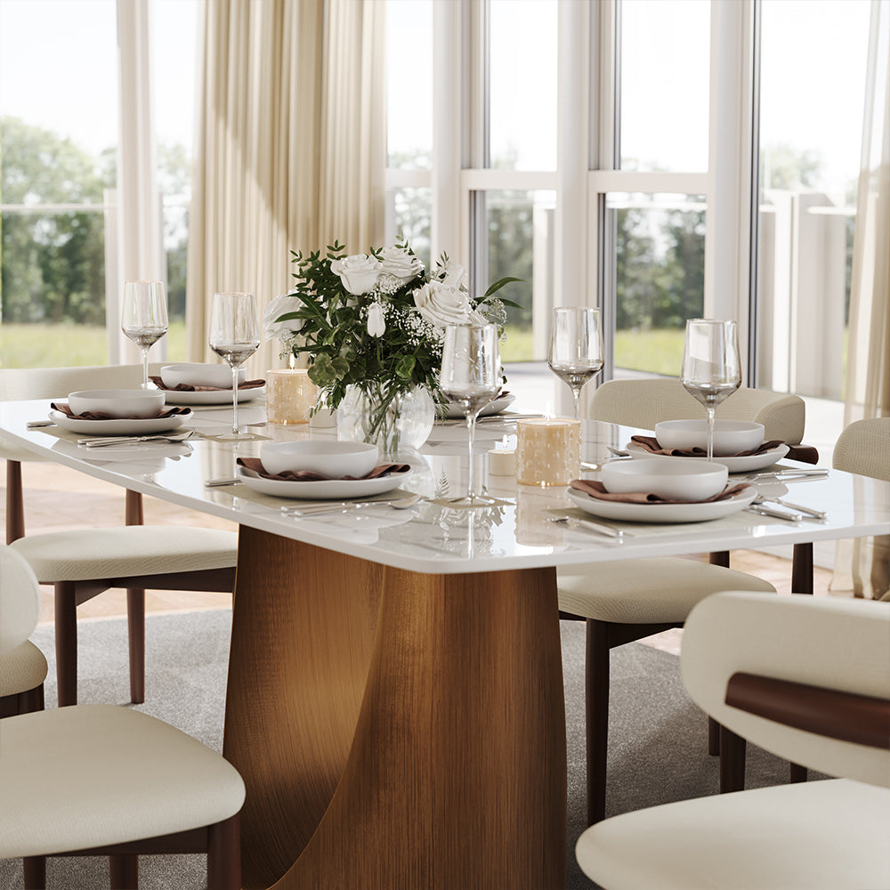 Aurelio Rectangular Sintered Stone Dining Table