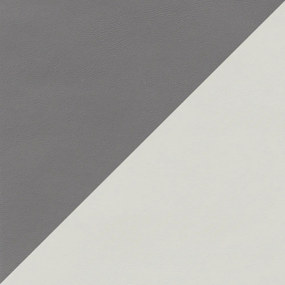 Gray & Light Gray PU Leather